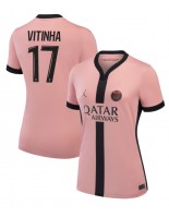 Paris Saint-Germain Vitinha #17 Alternativní Dres pro Dámské 2024-25 Krátký Rukáv